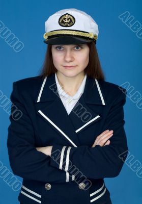 Portrait of the girl - captain