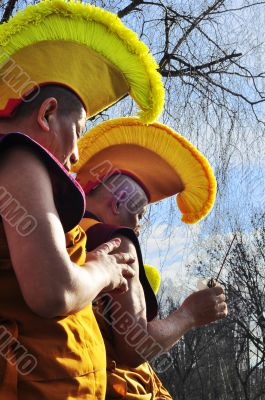 buddhistic monks