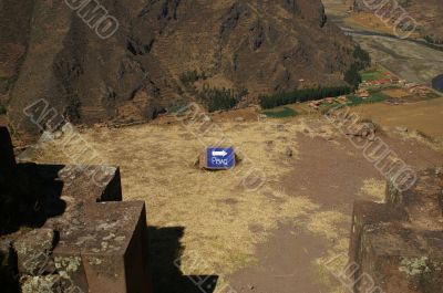 Inca ruins in Pisac