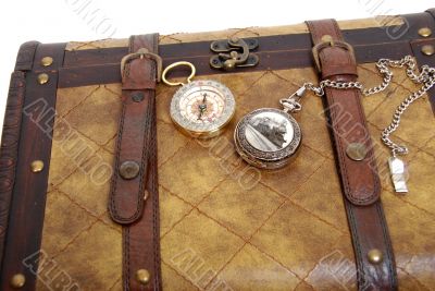 Traveling case and pocket items