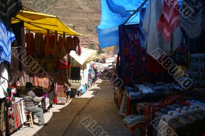 Local market in Peru