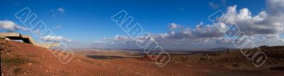 Golan heights rural landscape panorama Golan heights rural landscape panorama