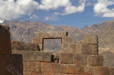 Inca ruins in Pisac