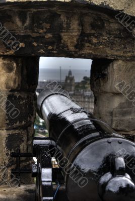 Edinburgh castle in Scotland