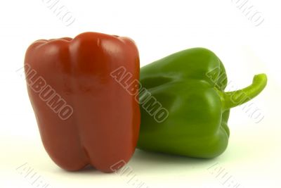 Two bell peppers