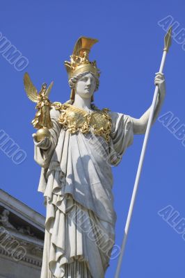 Pallas Athene in front of Viennese parliament Pallas Athene in front of Viennese parliament