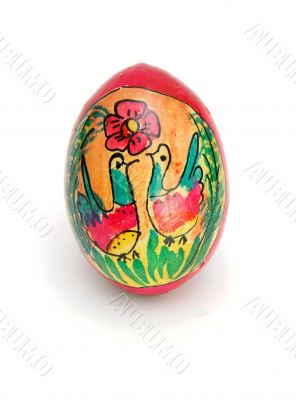 Russian Easter egg isolated