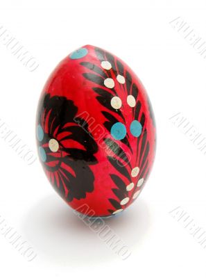 Russian Easter egg isolated