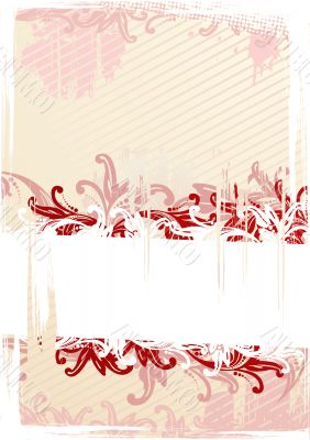 Vector illustration of grungy wallpaper