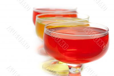 Yellow, red jelly line two