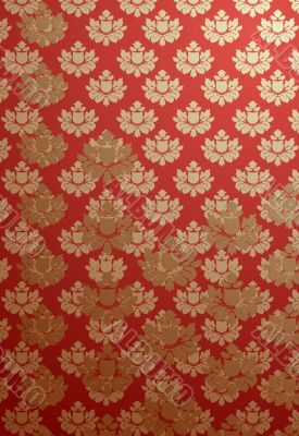 Vertical red glamour pattern