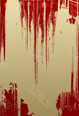 Vector red grunge texture