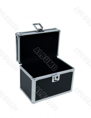 Open case with reinforced corners