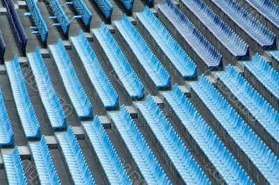 Seats at stadium Seats at stadium