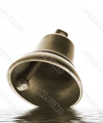 Valday (Russia) vintage handbell on white