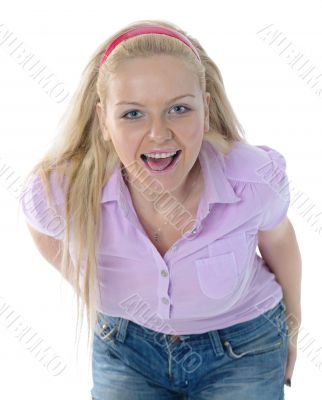 Teenage girl expressions