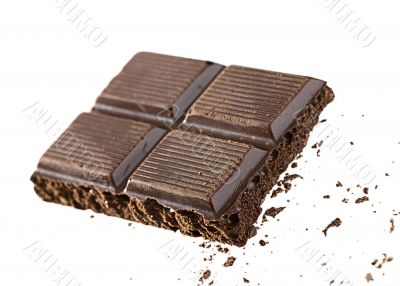 A piece of porous chocolate.