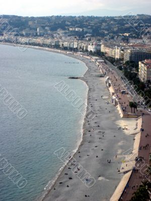 waterfront of Nice