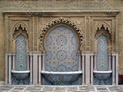 element of a mosque in Morocco