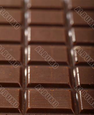 A piece of porous chocolate.