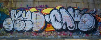 Graffity on the wall