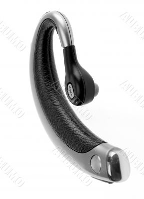 bluetooth headset isolated on white