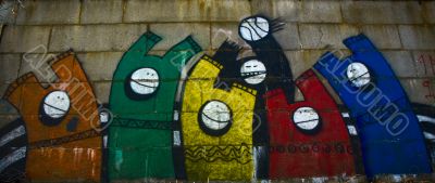 Graffity on the wall