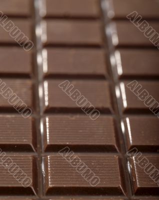 A piece of porous chocolate.