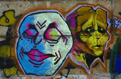 Graffity on the wall