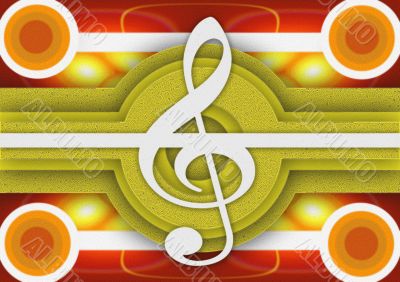 Background violin key