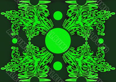  Green abstract background