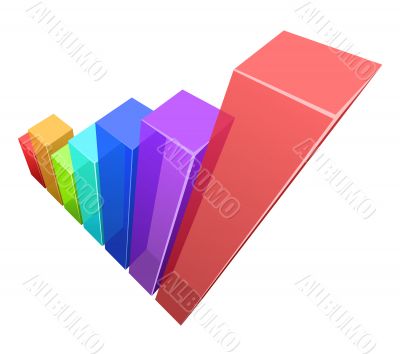 Vector illustration of 3d graphic