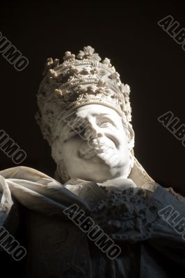 Milan - Statue in Sant`Ambrogio church