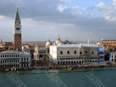 areal view of Venice