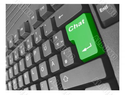 business keyboard chat