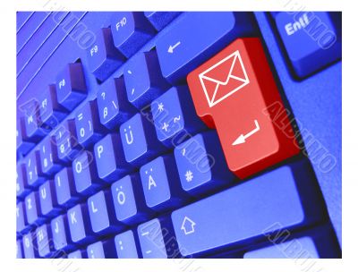 business keyboard mail