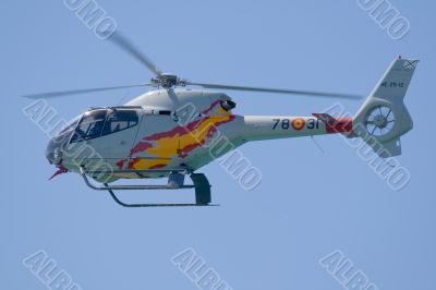 Military helicopter of training