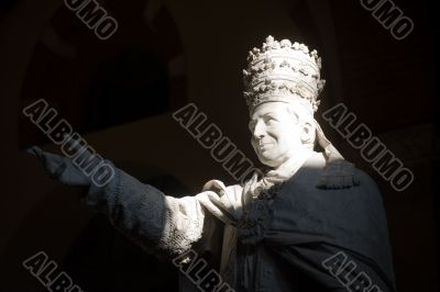 Milan - Statue in Sant`Ambrogio church