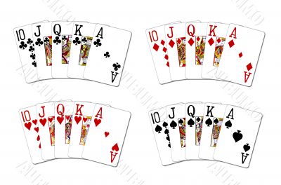 Poker Cards Royal Flush