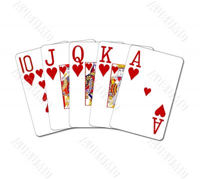 Poker Cards Royal Flush