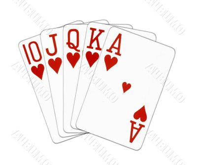 Poker Cards Royal Flush