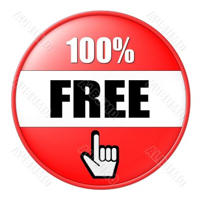 isolated 100 percent free button