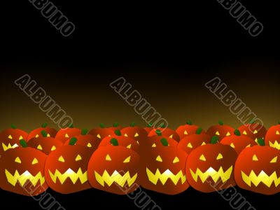 Background with Halloween Pumpkin