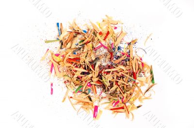 Shavings from a pencil Shavings from a pencil