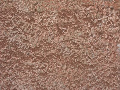 Red colored cement wall
