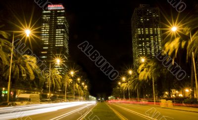 Barcelona by night