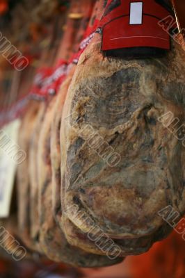 Ham hanging Ham hanging