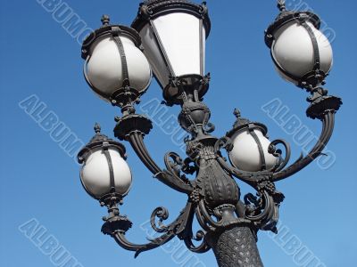 Antique street lamps