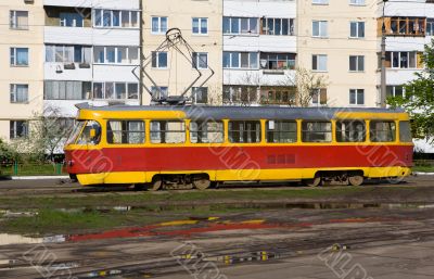 Old city tram