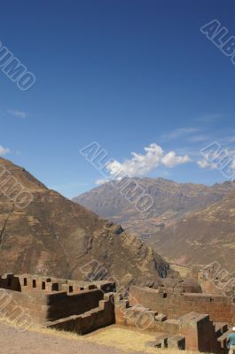 Inca ruins in Pisac